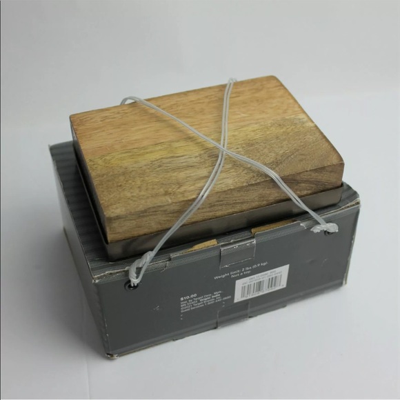 Light Wood and Gold Antique Stocking Holder designed w/ Studio McGee x Threshold - Picture 6 of 6